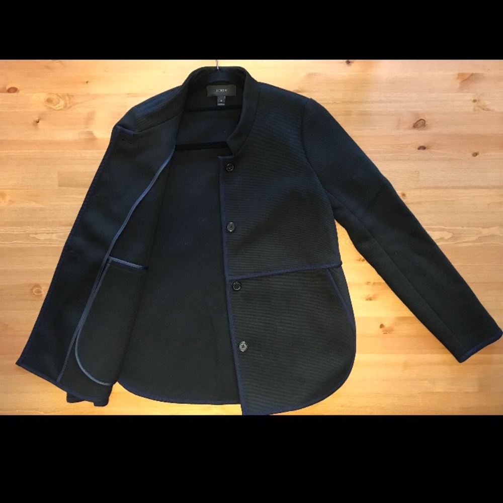 J Crew Tipped twill jacket NWOT